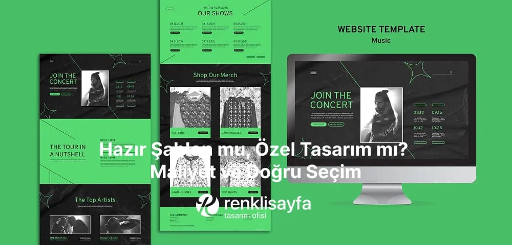 Hazır Şablon mu, Özel Tasarım mı? Maliyet ve Doğru Seçim