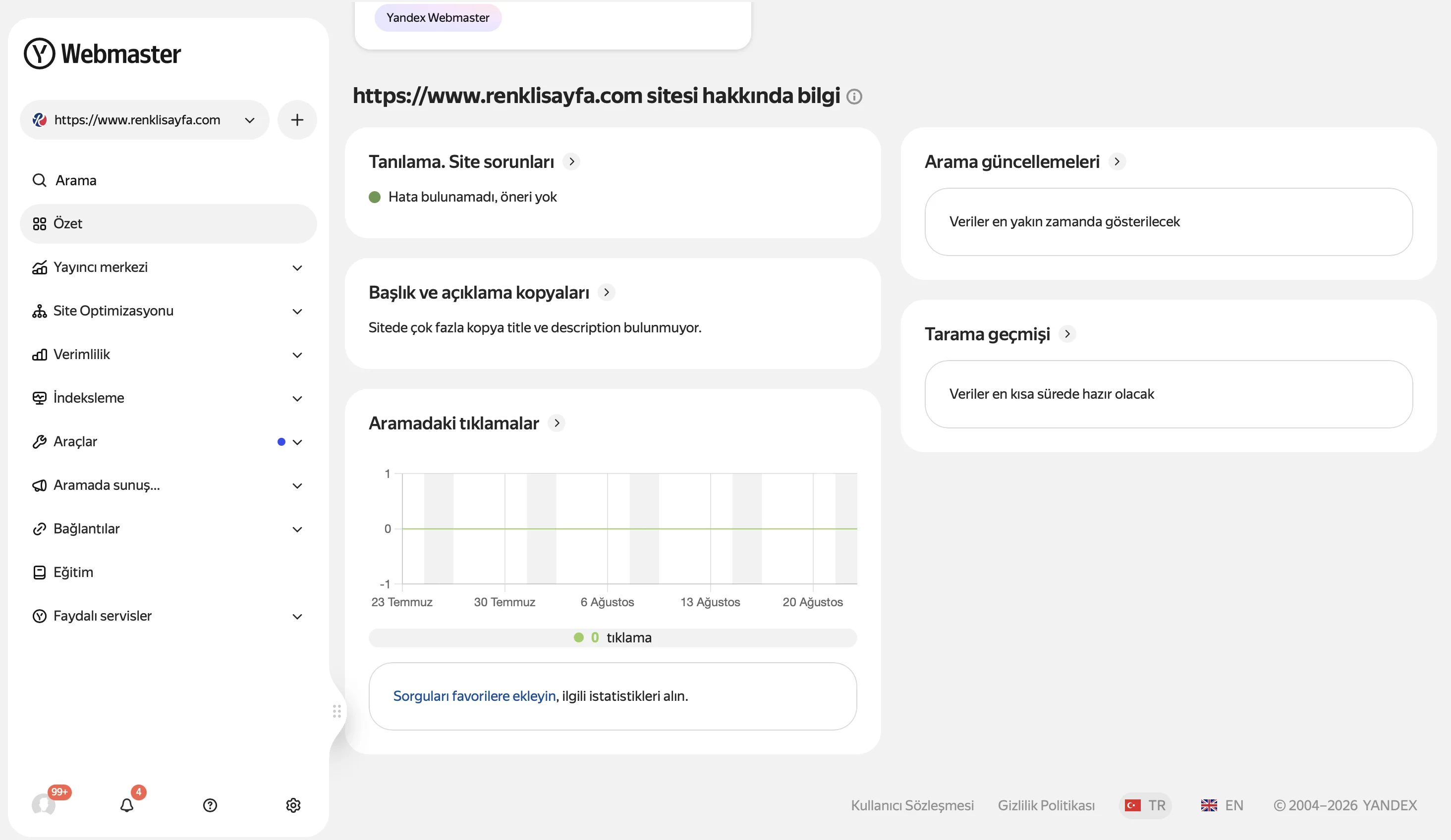 Yandex Webmaster SEO Rehberi ve SQI Optimizasyonu